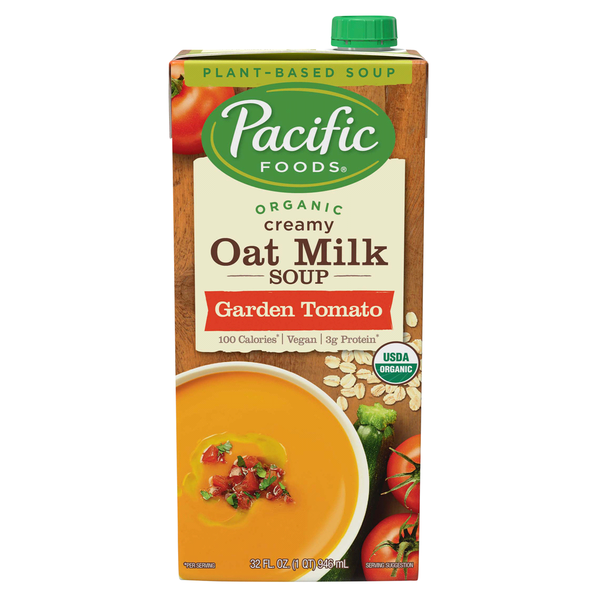 Photo of Pacific Foods Organic Creamy Garden Tomato Oat Milk Soup, 32 Fl Oz