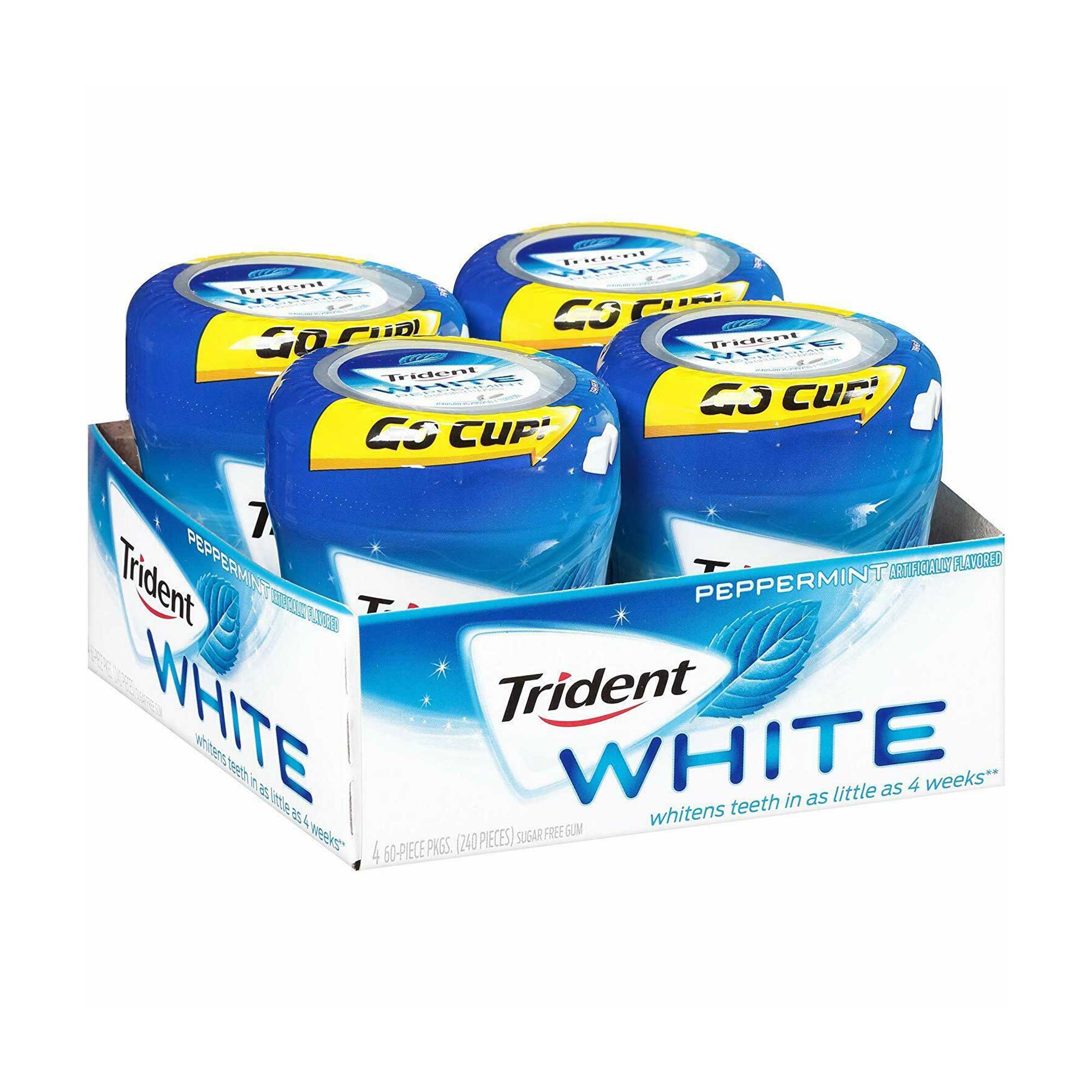 Peppermint White Sugar Free Gum, Peppermint