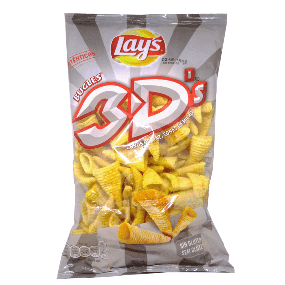 LAY'S 3D'S BACON QUESO 100 GR.