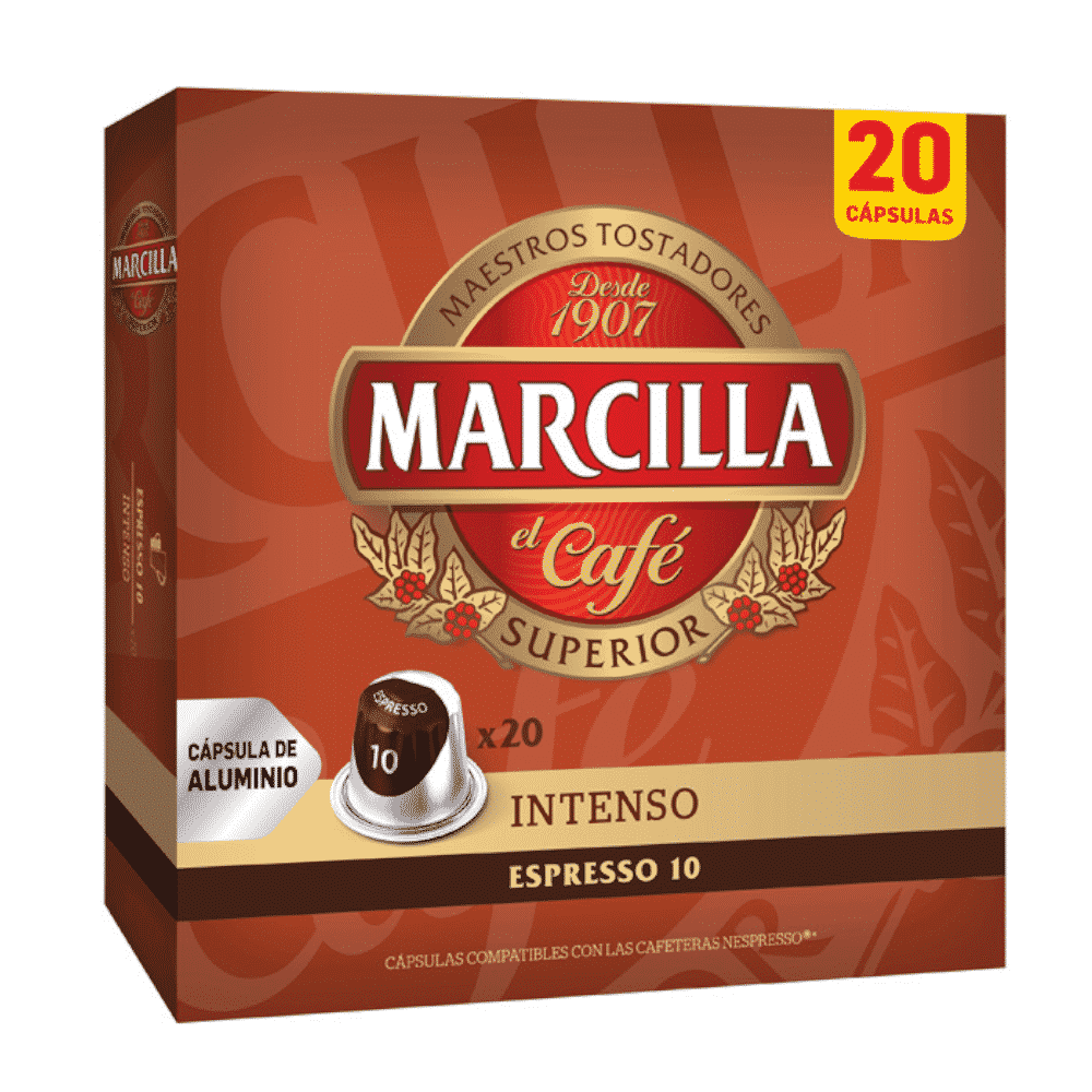 CAFE CAPS.MARCILLA INTENSO 20 UN