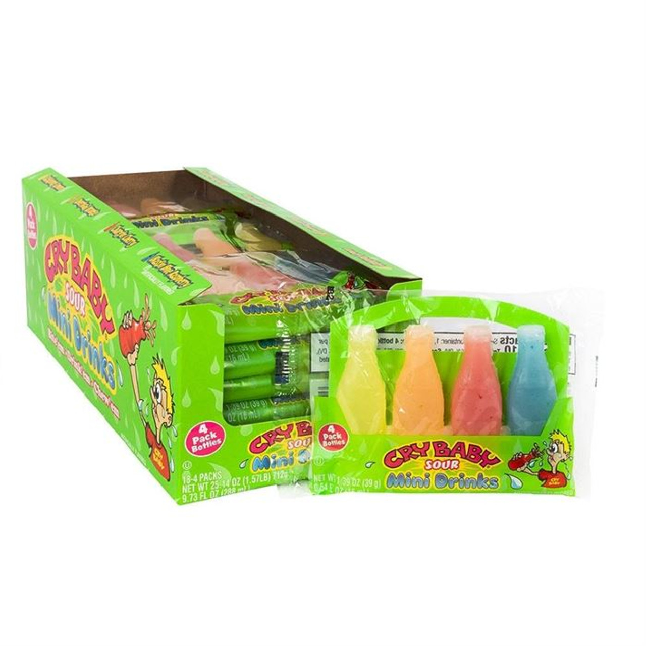 Cry Baby Sour Mini Drinks 18ct/4pk