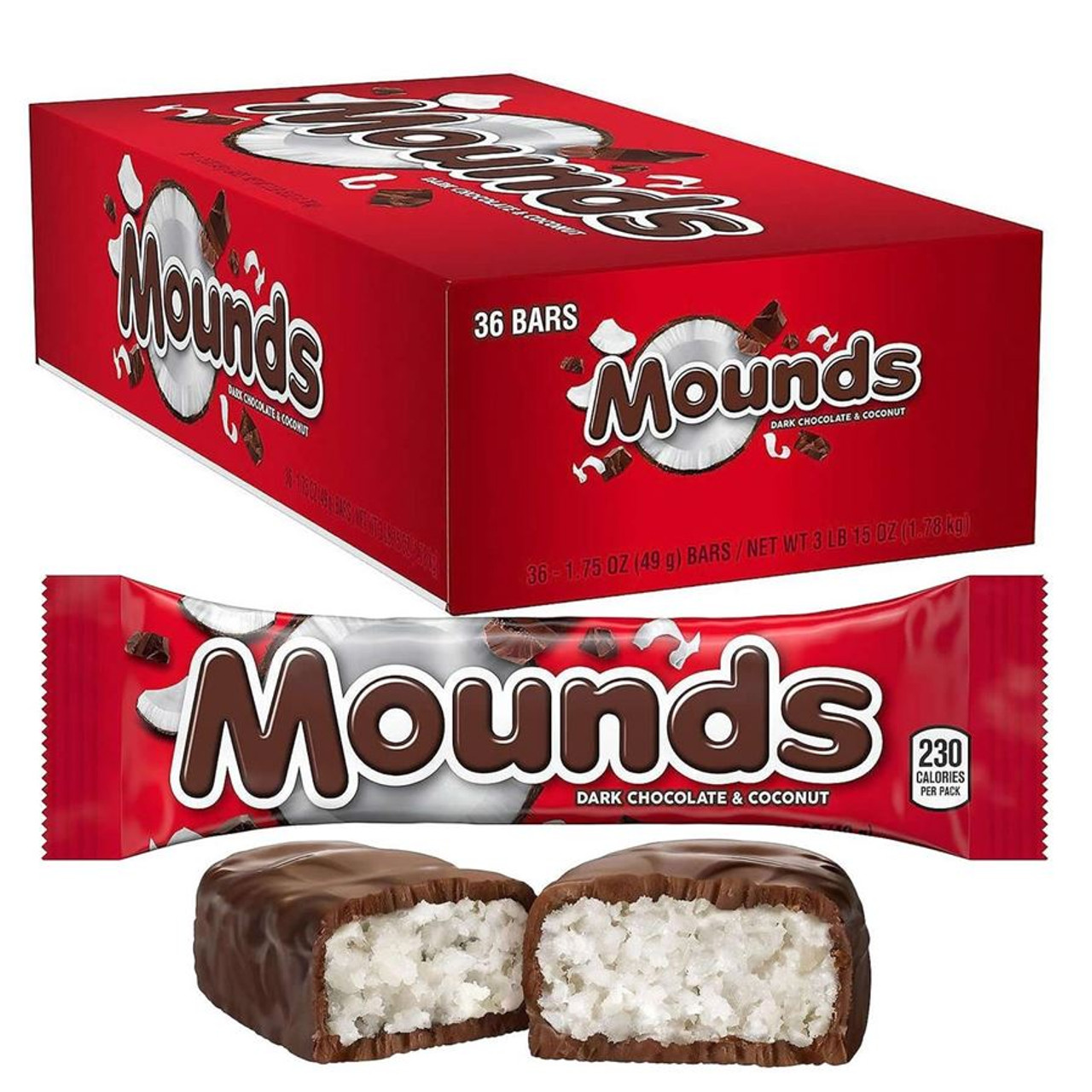 Mounds Dark Chocolate & Coconut Candy Bar