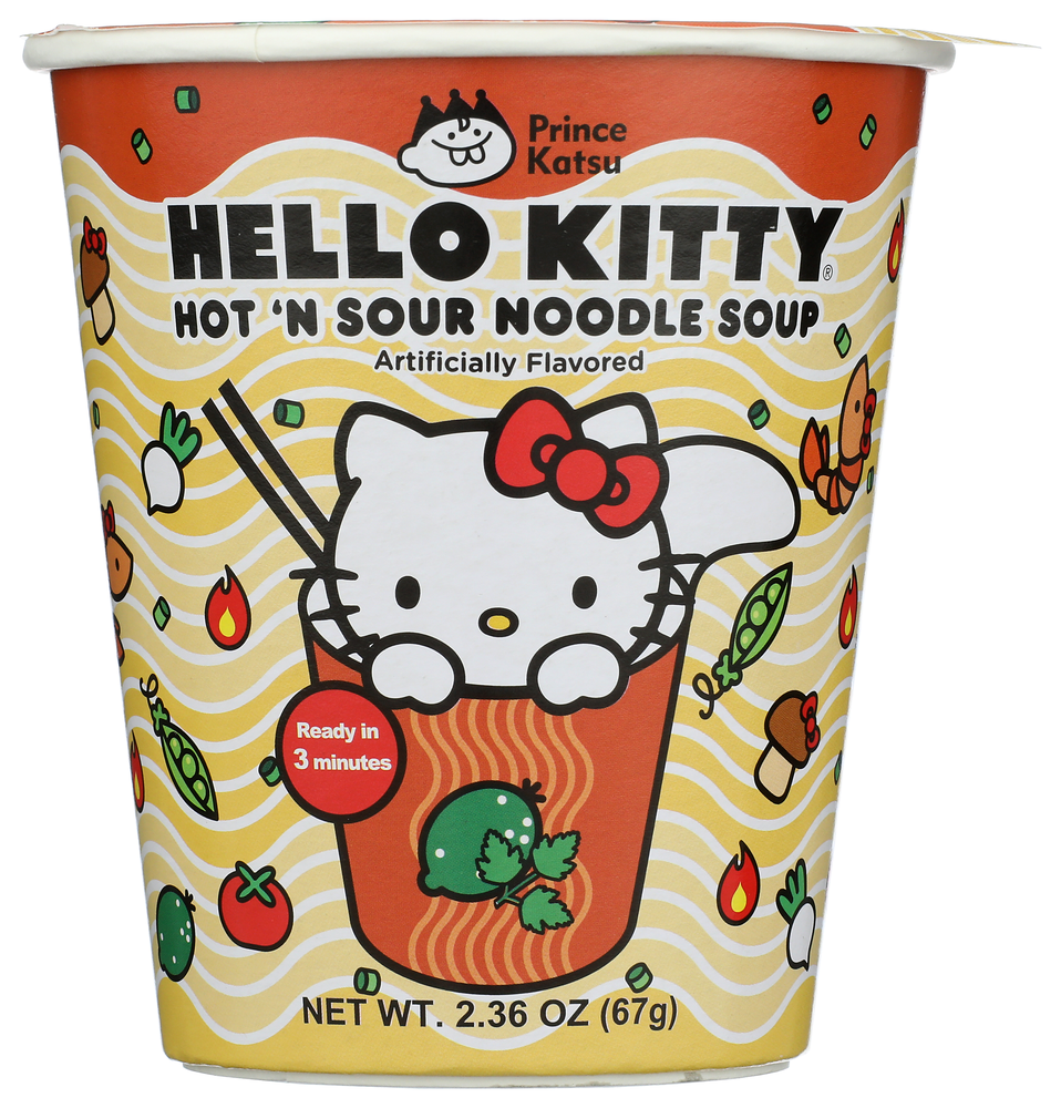 Hello Kitty Hot’N Sour Noodle Soup