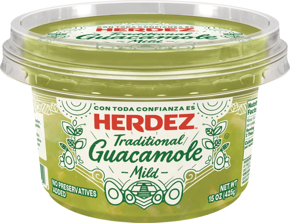Photo of Herdez Traditional Mild Guacamole 15 Oz. Tub