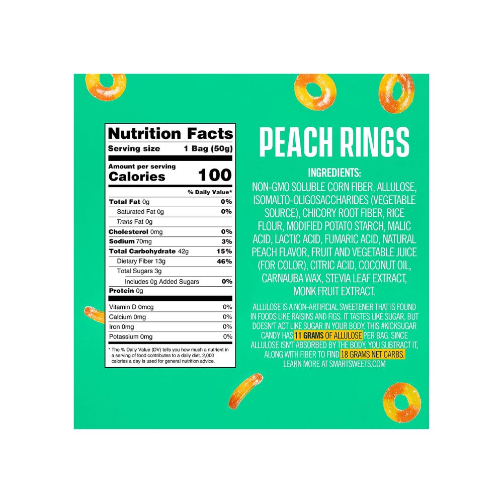 Smart Sweets Peach Rings