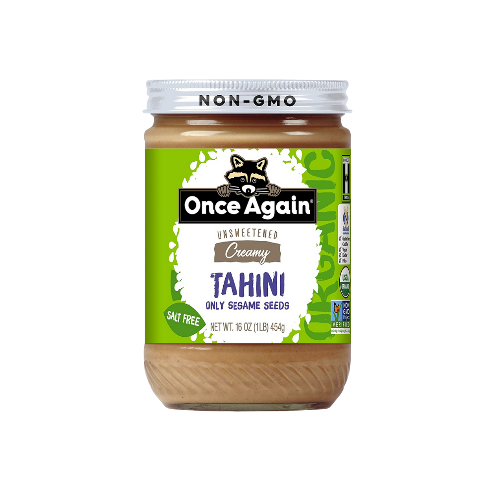 Creamy Unsweetened Salt Free Tahini, Creamy Unsweetened
