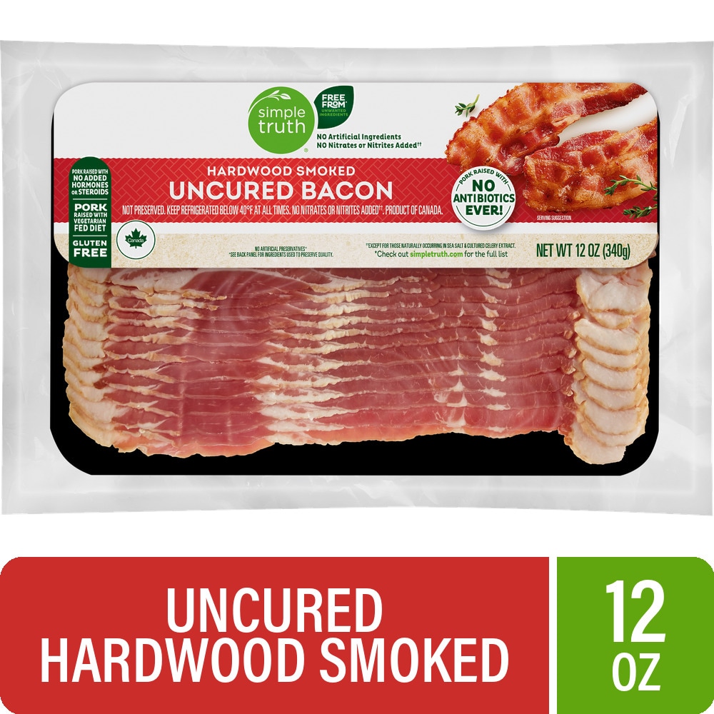 Uncured Hardwood Smoked Bacon, Uncured Hardwood Smoked