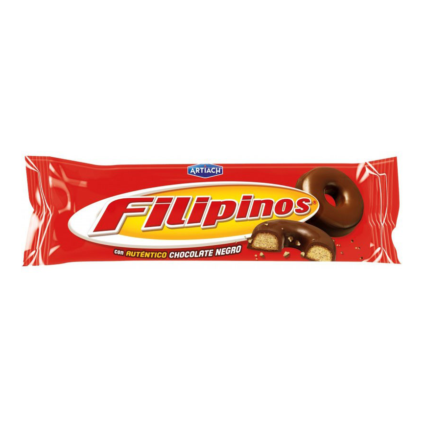 FILIPINOS CHOCOLATE NEGRO 93+35 GR