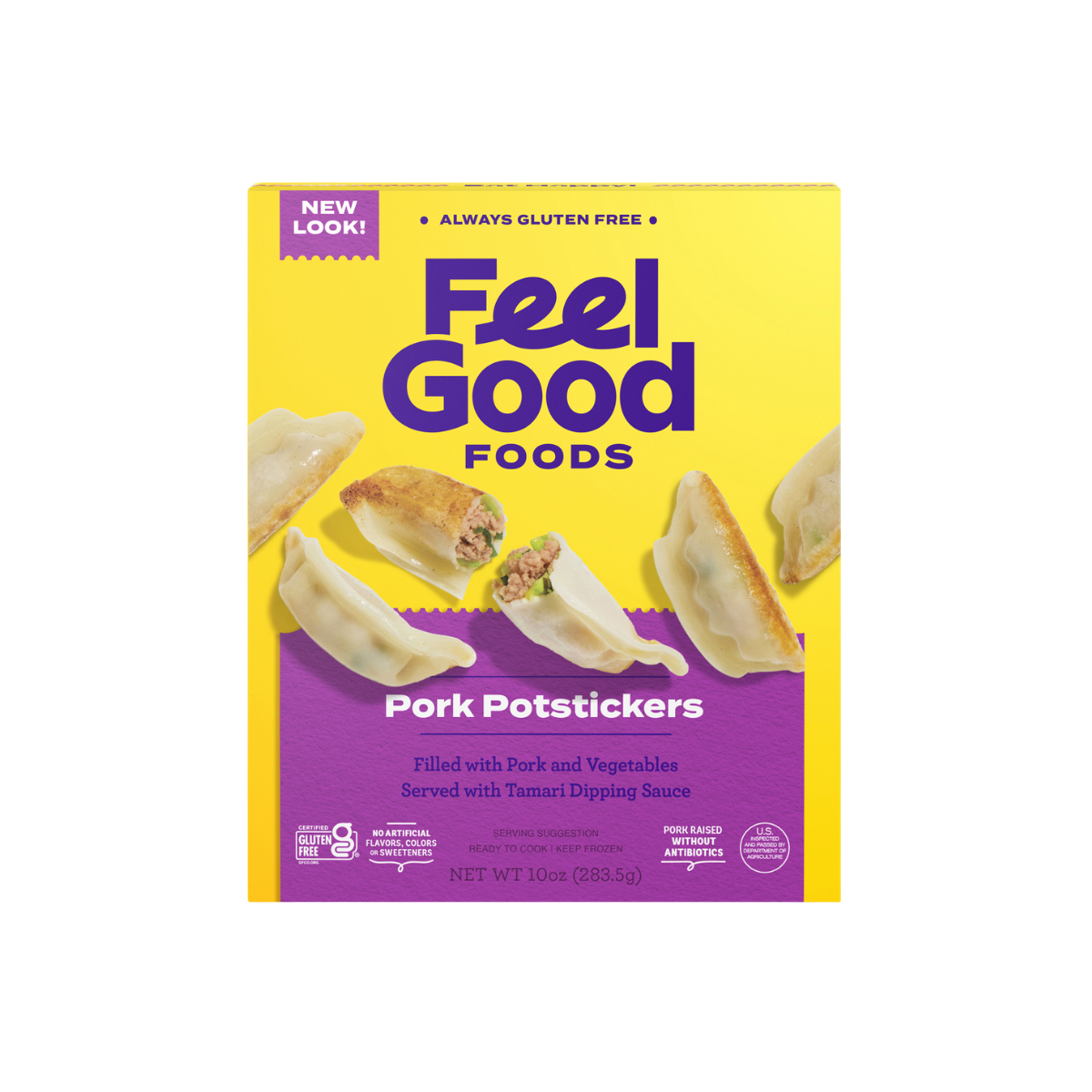 Photo of Feel Good Foods Gluten Free Pork Dumplings, 10 Oz