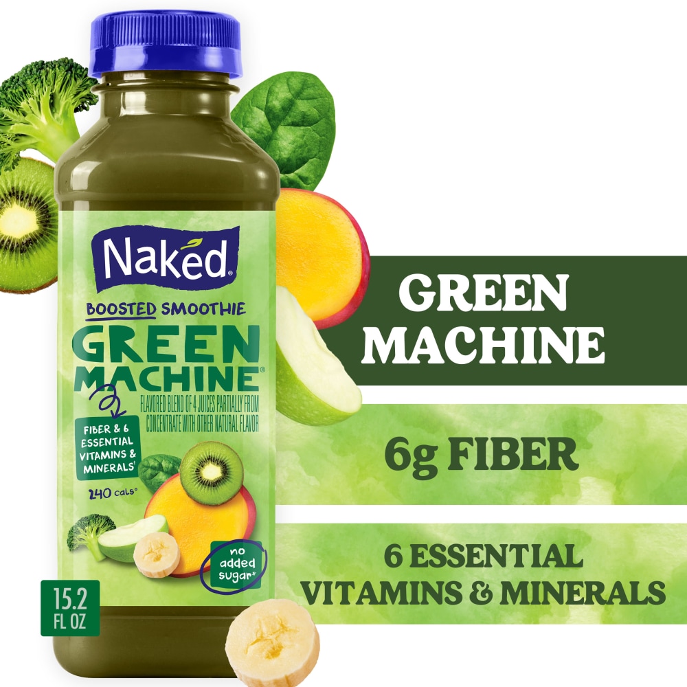 Photo of Naked Boosted Smoothie Green Machine, 15.2 Fl Oz Bottle