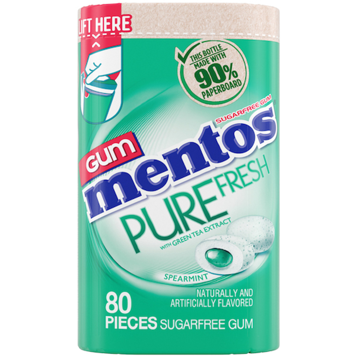 Mentos 6-80Pcs Spearmint (073390612016)