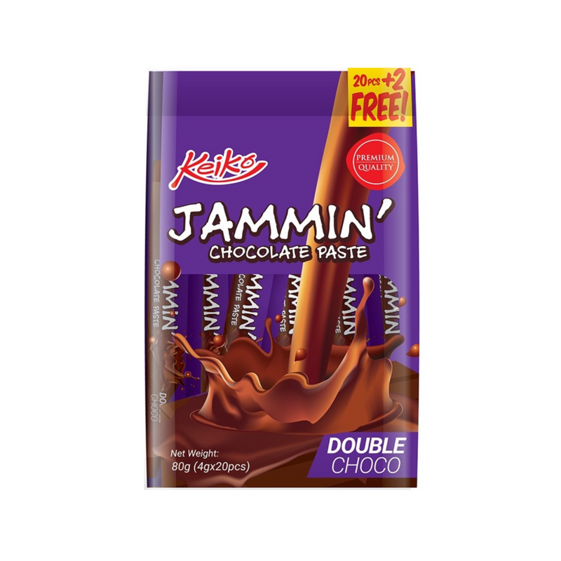 Keiko Jammin Double Chocolate Paste 4g X 20's