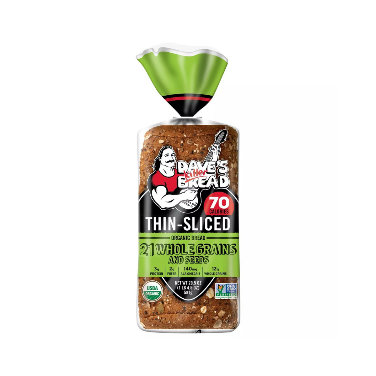 Photo of Dave's Killer Bread 21 Whole Grains And Seeds Thin-Sliced Organic Thin Sliced - 20.5 Ounce