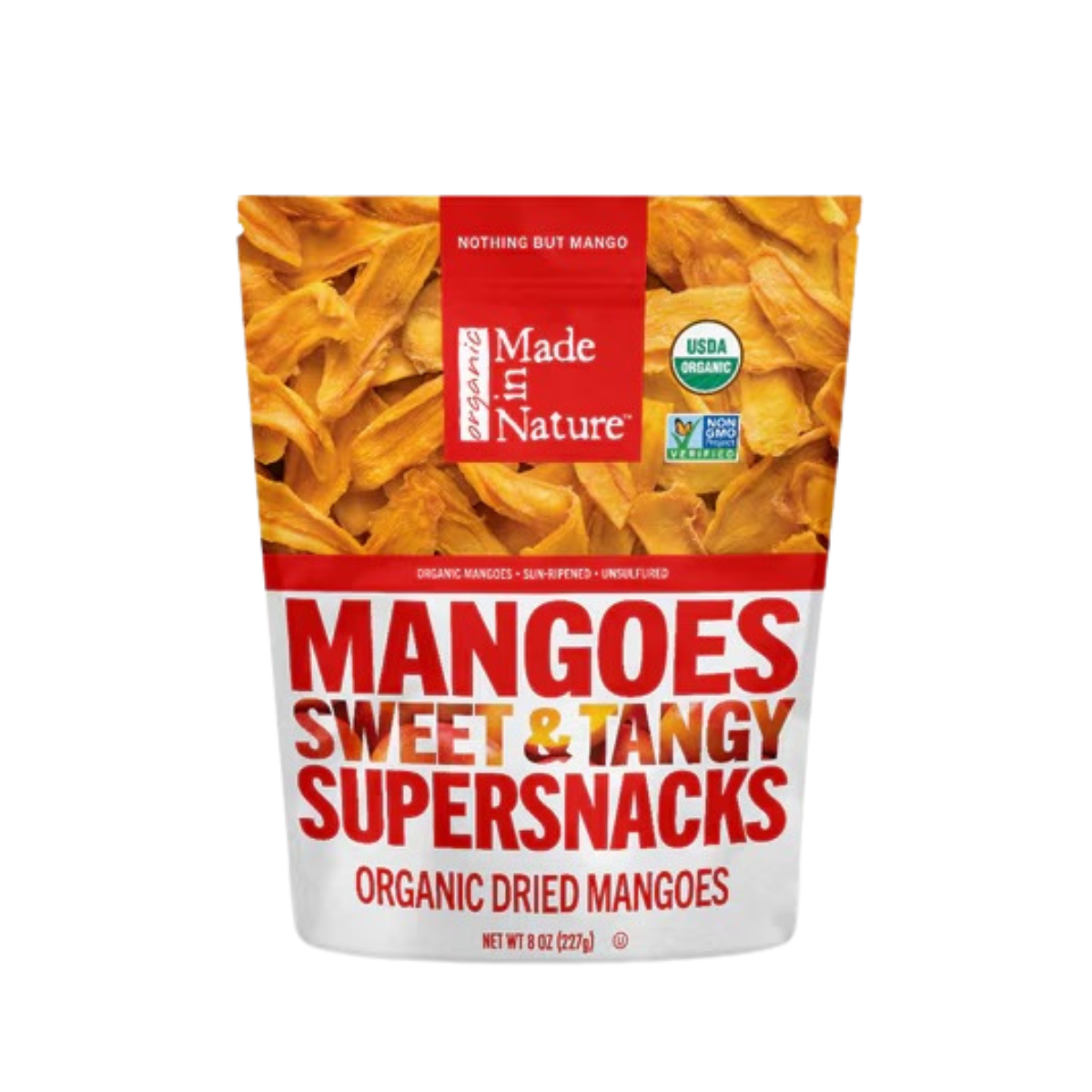 Organic Dried Mangoes Sweet & Tangy Supersnacks