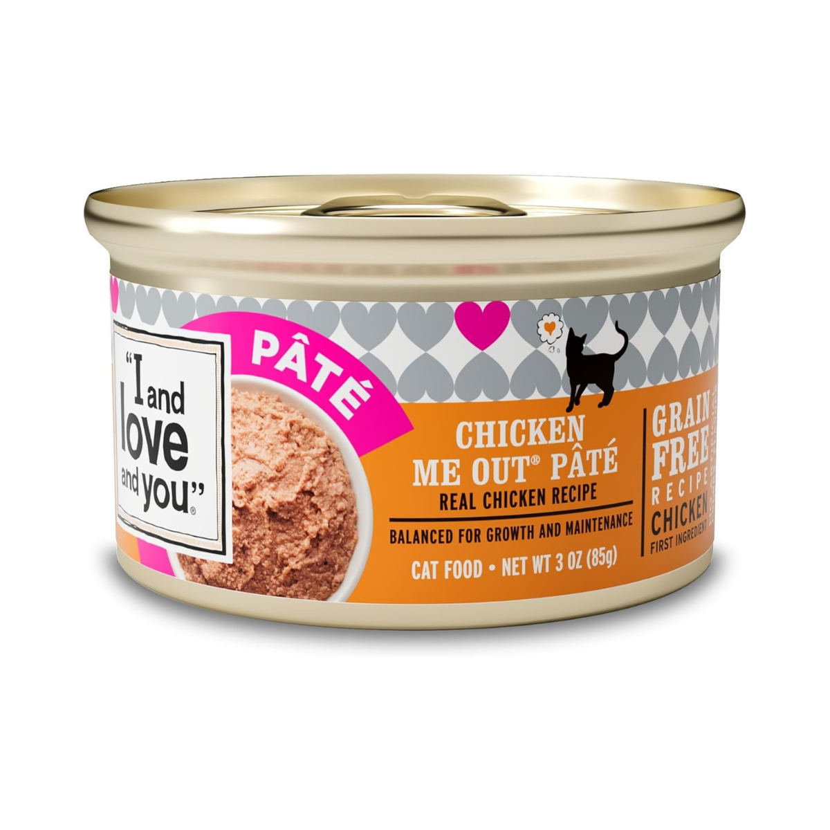 I and Love and You Cat Food, Grain Free, Chicken Me Out Pate