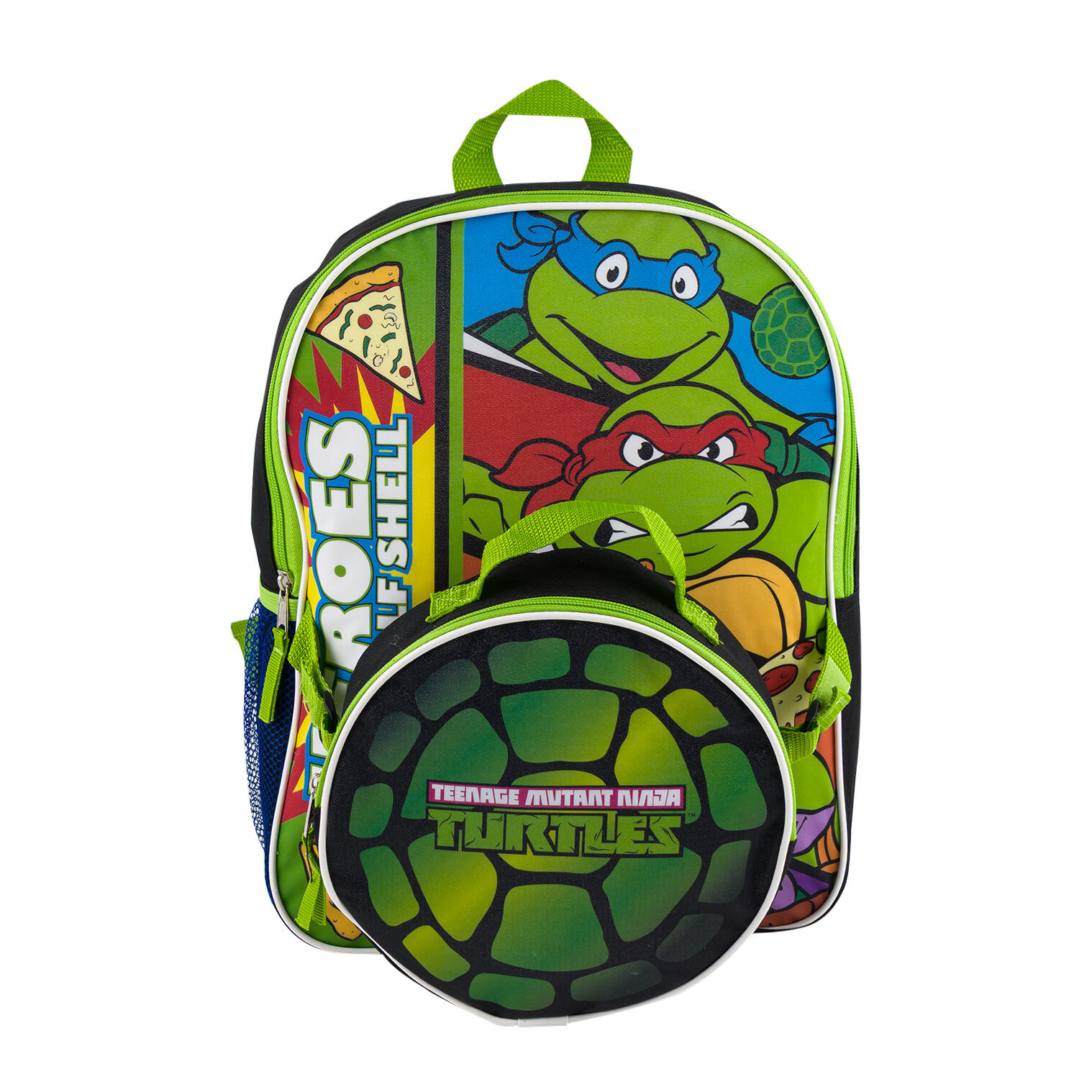 Photo of Nickelodeon Teenage Mutant Ninja Turtles Backpack And Detachable Lunchbox - 15 - Green - Ad