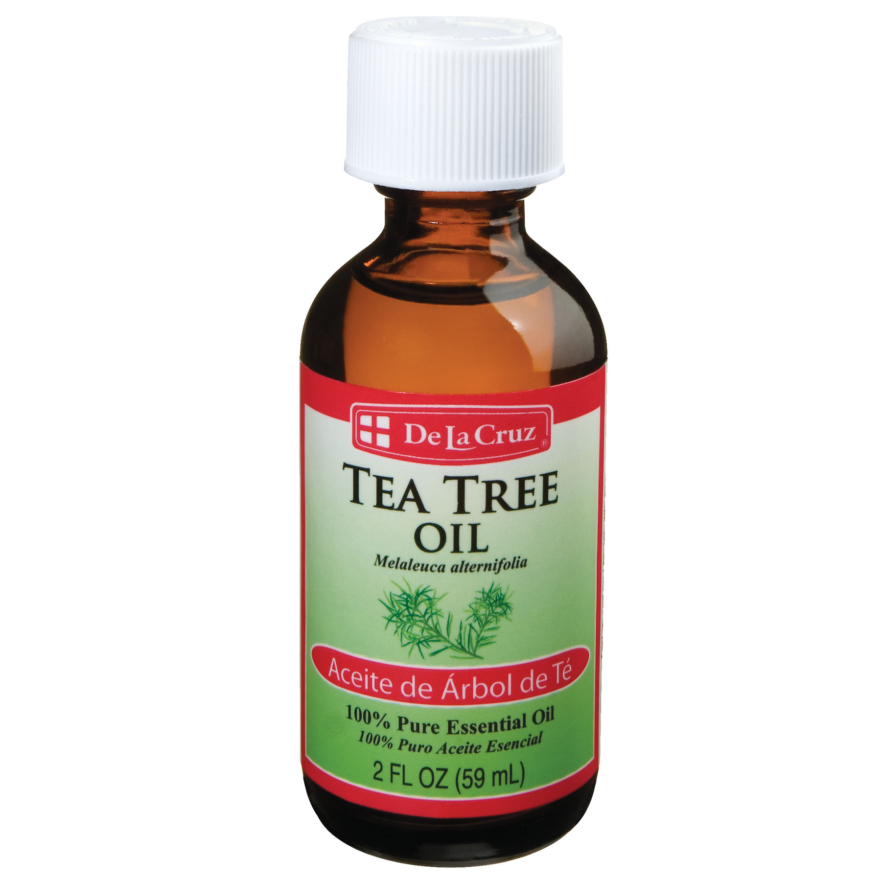 De La Cruz Pure Australian Tea Tree Essential Oil, Steam-Distilled, 2 FL. OZ