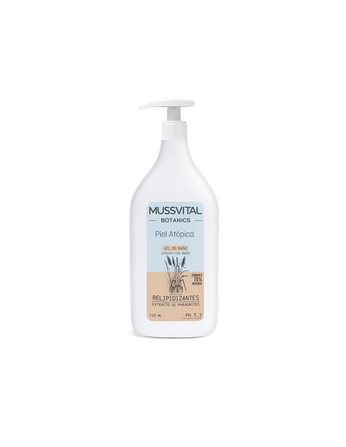 MUSSVITAL BOTANICS GEL PELL ATÒPICA 750ML