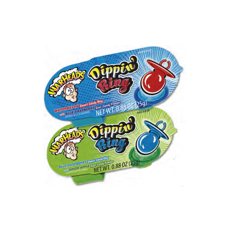 Warheads Dippin’ Ring .88Oz Display – Case Qty – 8