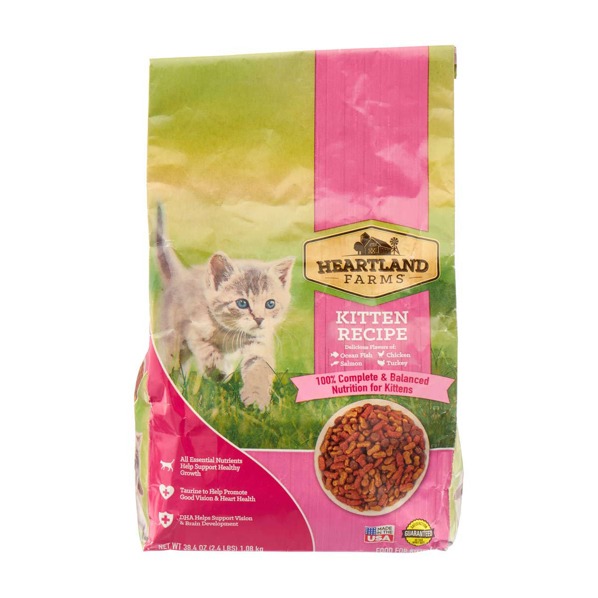 Heartland Farms Dry Kitten Food, 38.4 Oz