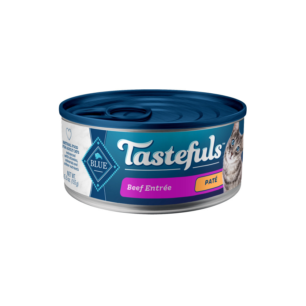 Blue Buffalo Food For Cats, Beef Entree, Pate, Adult
