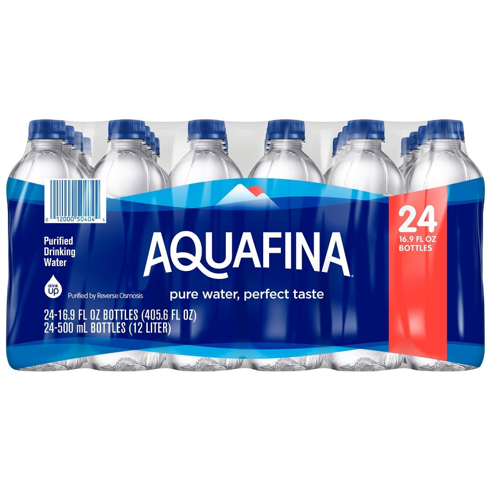 Photo of Aquafina Purified Drinking Water 20 Fl Oz Plastic Bottle