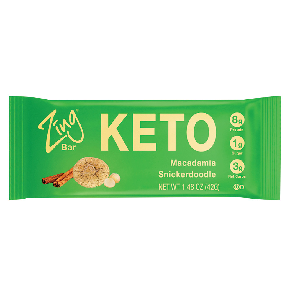 Macadamia Snickerdoodle Plant-Based Keto Bars, Macadamia Snickerdoodle