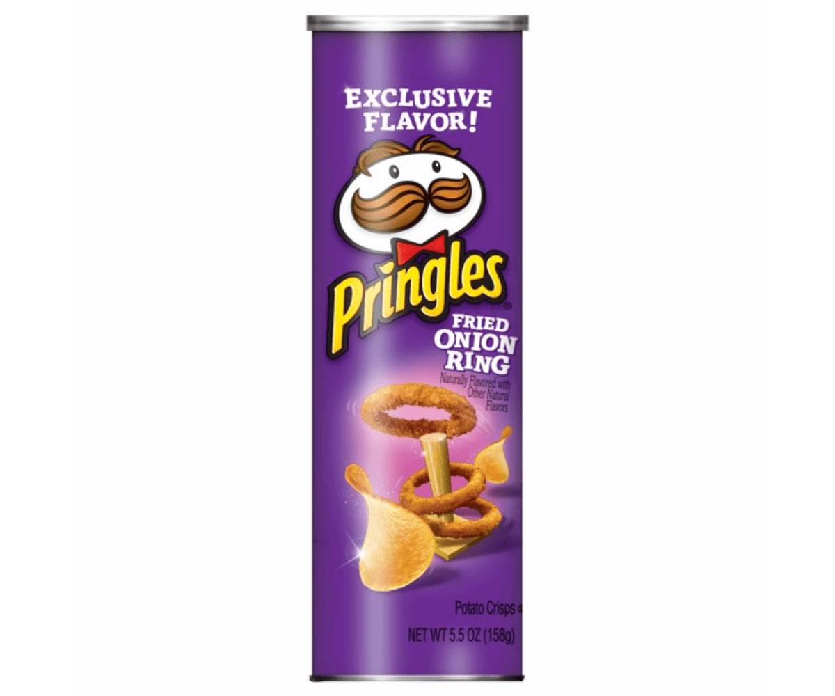 Fried Onion Ring Flavored Potato Crisps, Fried Onion Ring