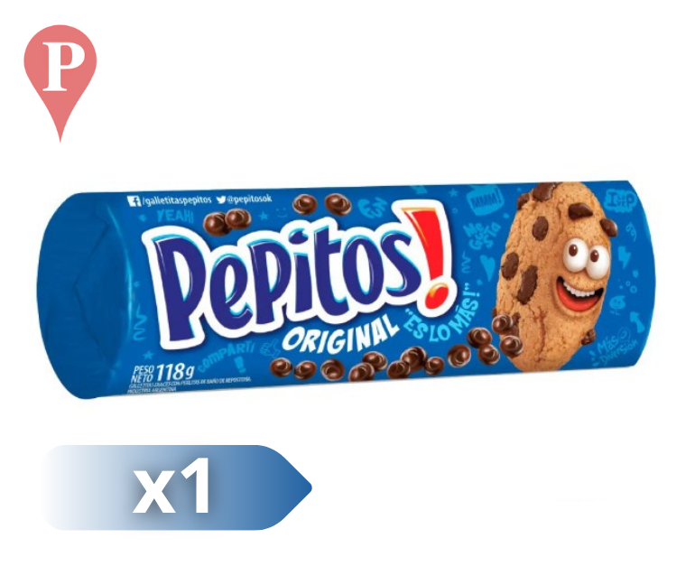 Photo of Cadbury Galletitas Pepitos Con Chips De Chocolate 119g