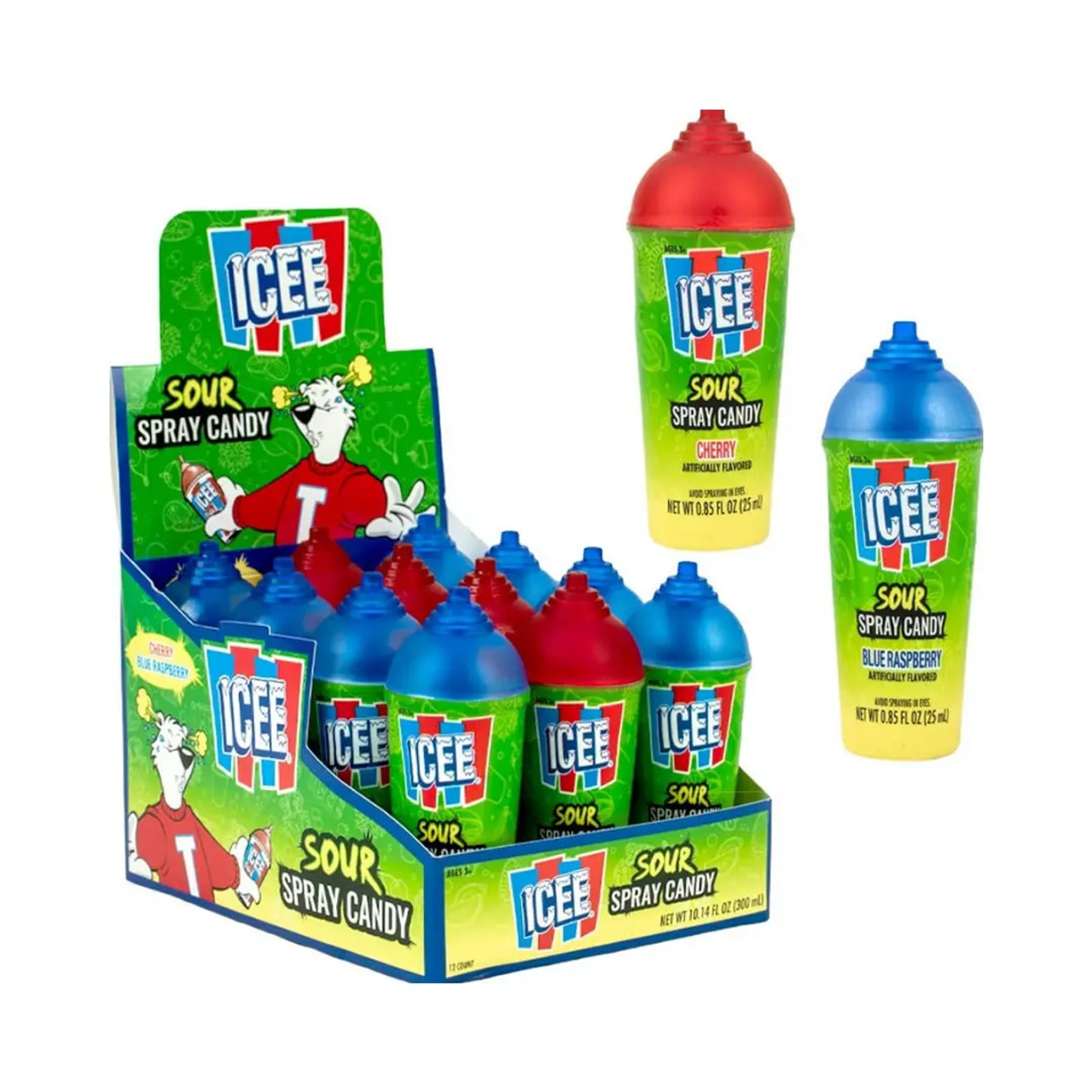 Koko’s Confectionery ICEE Sour Spray Candy 12ct Box