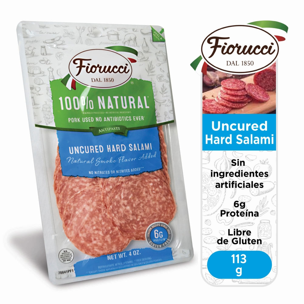 Uncured Hard Salami, Uncured