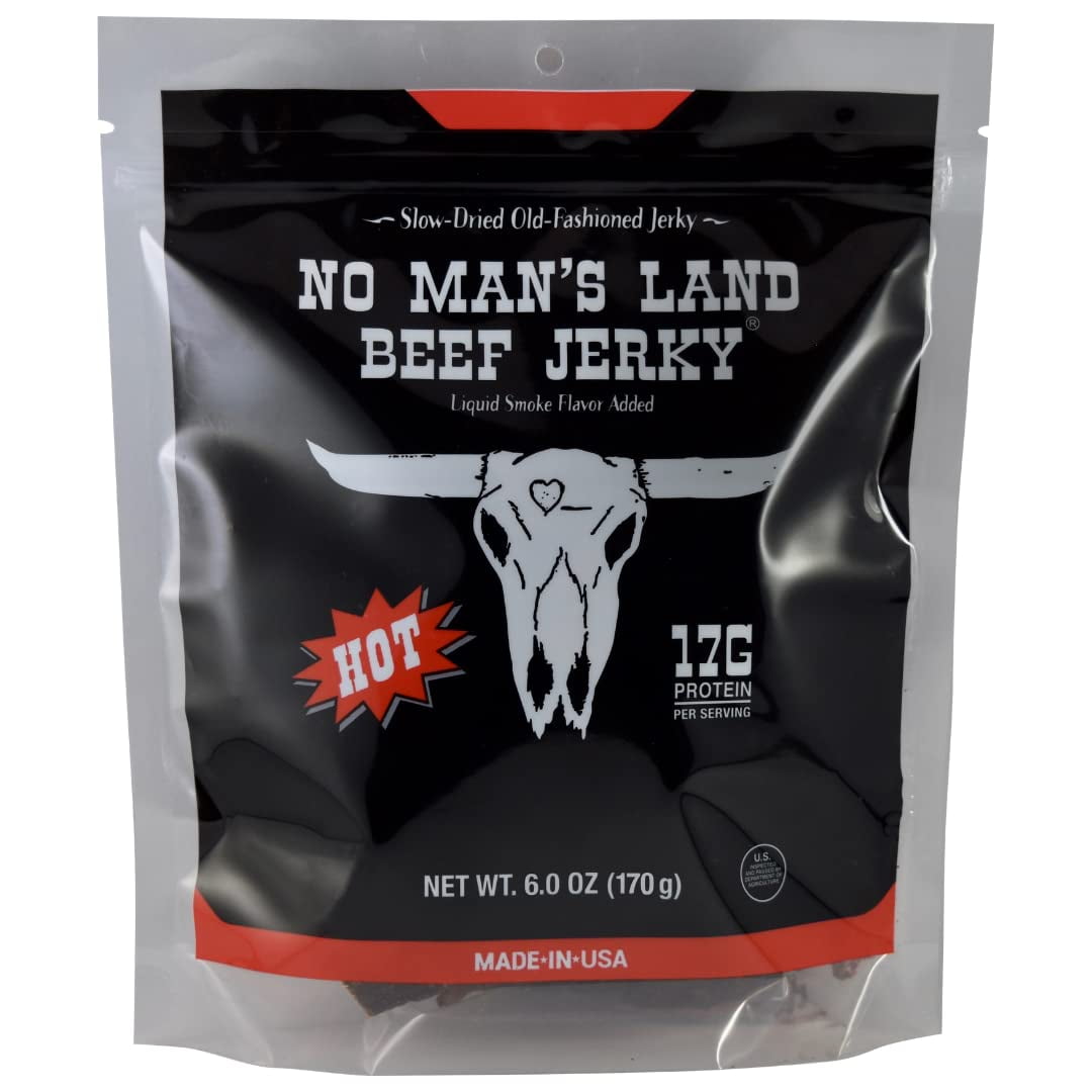 Photo of No Man's Land Hot Beef Jerky 6.0oz