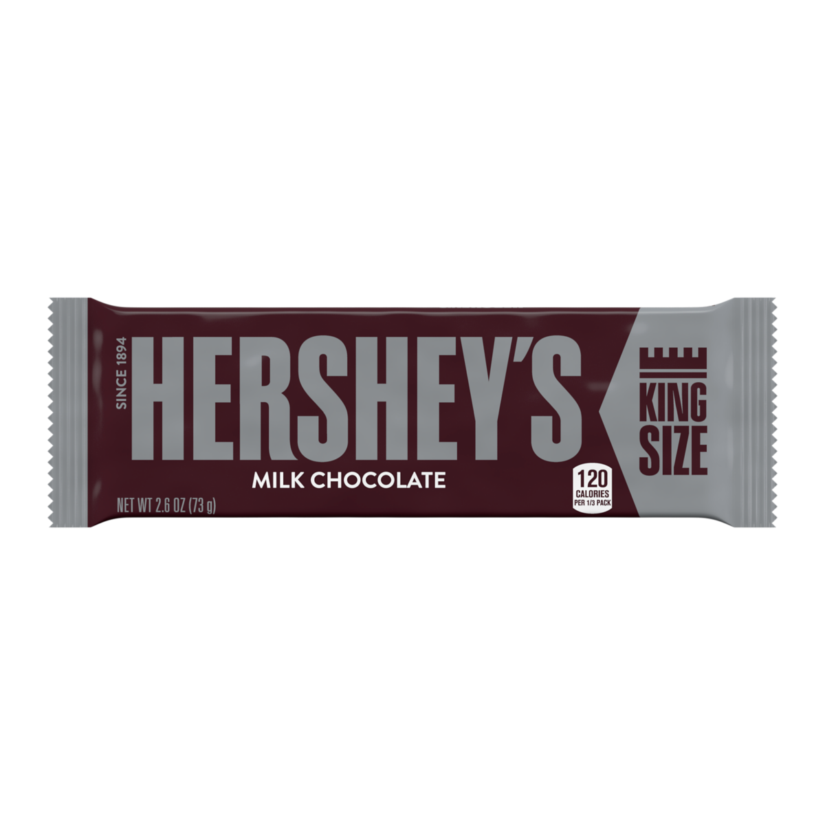 Photo of Hershey's Milk Chocolate Candy Bar King Size, 2.6 Ounce