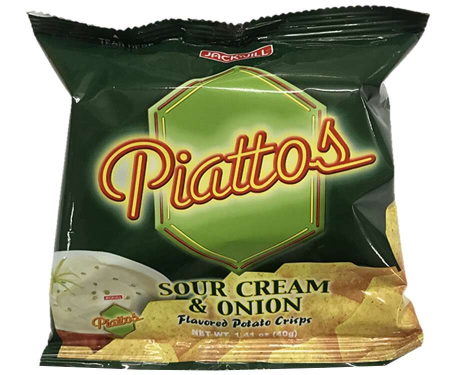 Jack 'n Jill Piattos Sour Cream & Onion 40g
