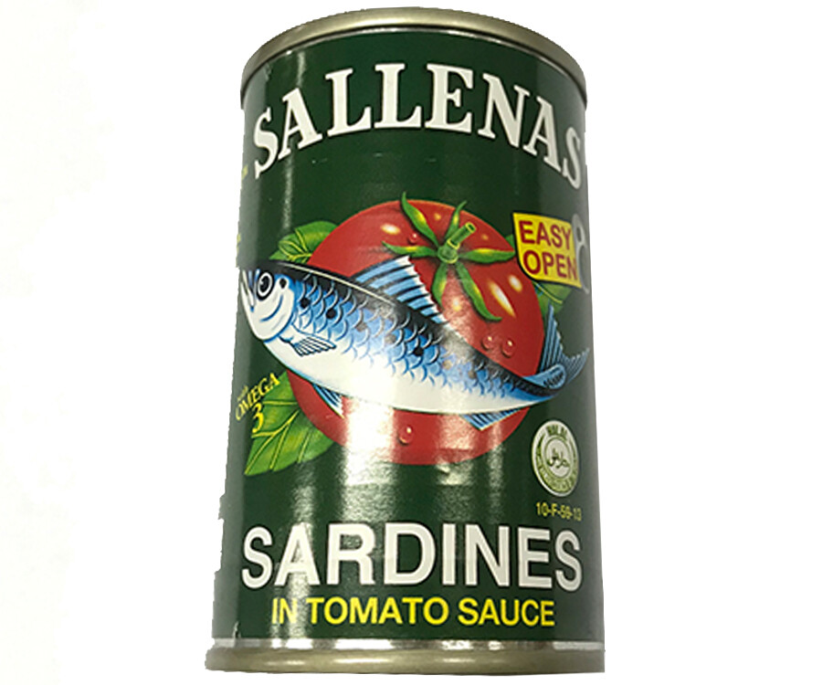 Sallenas Sardines In Tomato Sauce 155g