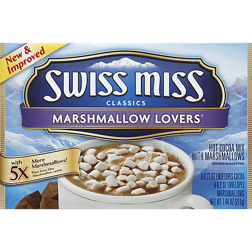 Swiss Miss Cocoa Marshmallow Lovers, 7.44 Oz