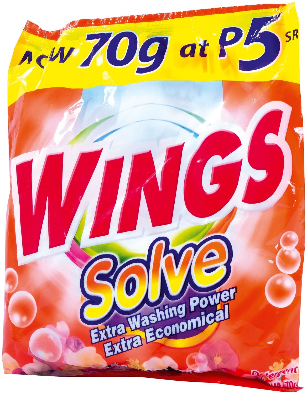 Wings Solve Detergent Powder Floral Fresh 60g