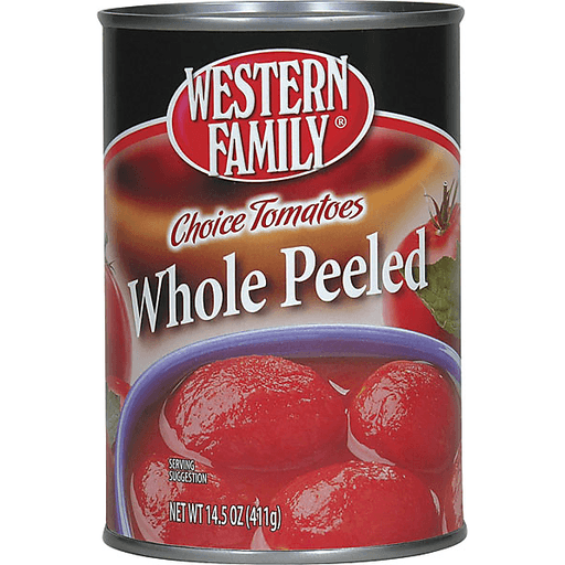 Western Family, Whole Peeled Choice Tomatoes