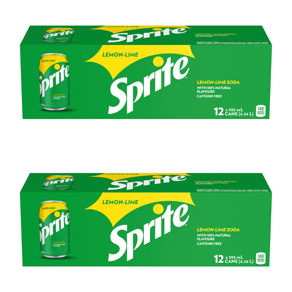 Photo of Sprite Lemon Lime Soda Soft Drinks, 12 Ct, Cans