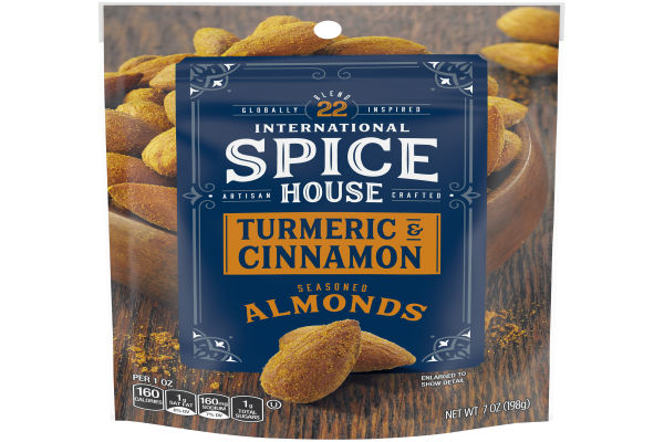 Turmeric & Cinnamon Seasoned Almonds, Turmeric & Cinnamon