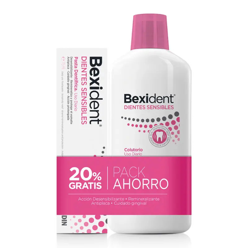 PACK BEXIDENT DENTS SENSI COL+PASTA 75 ISDIN