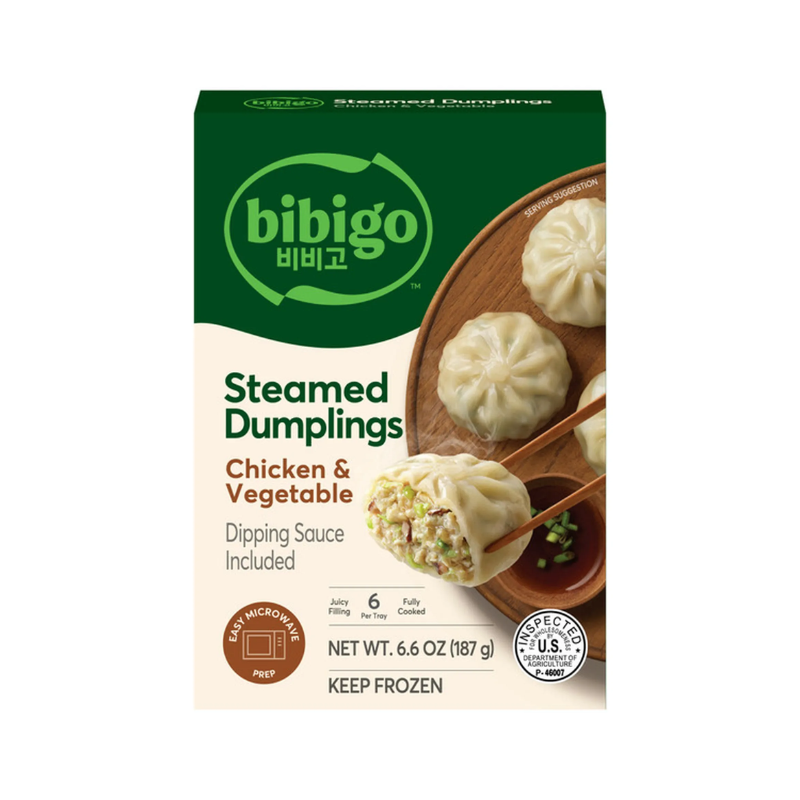 Photo of Bibigo Dumplings, Chicken & Vegetable, Korean Style, Steamed