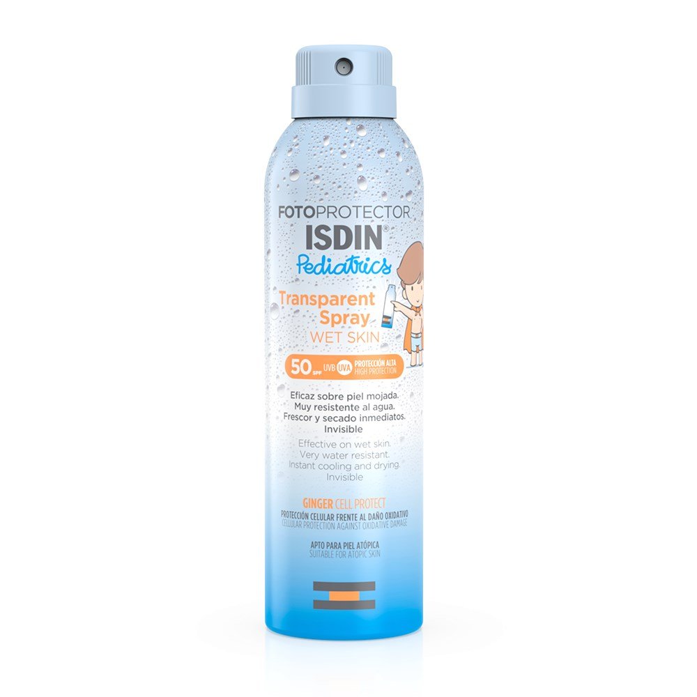 FOTOP PED TRANS SPRAY WET SKIN SPF50 ISDIN