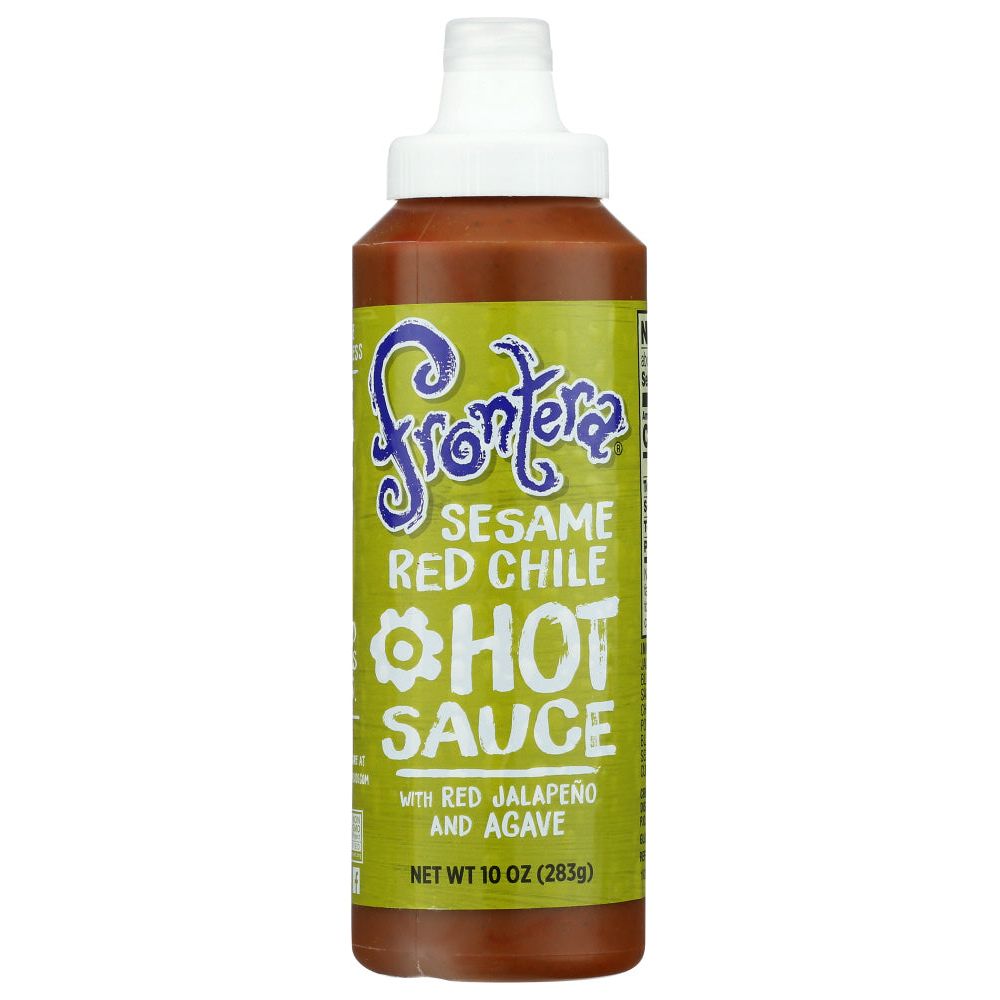 Sesame Red Chile Hot Sauce with Red Jalapeno and Agave