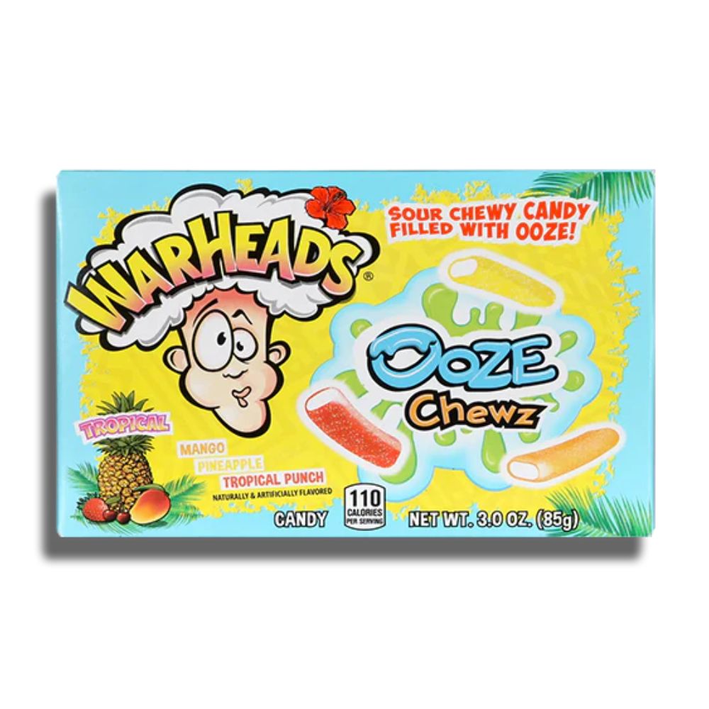 Tropical, Mango, Pineapple, Tropical Punch Flavored Ooze Chewz Candy, Tropical, Mango, Pineapple,