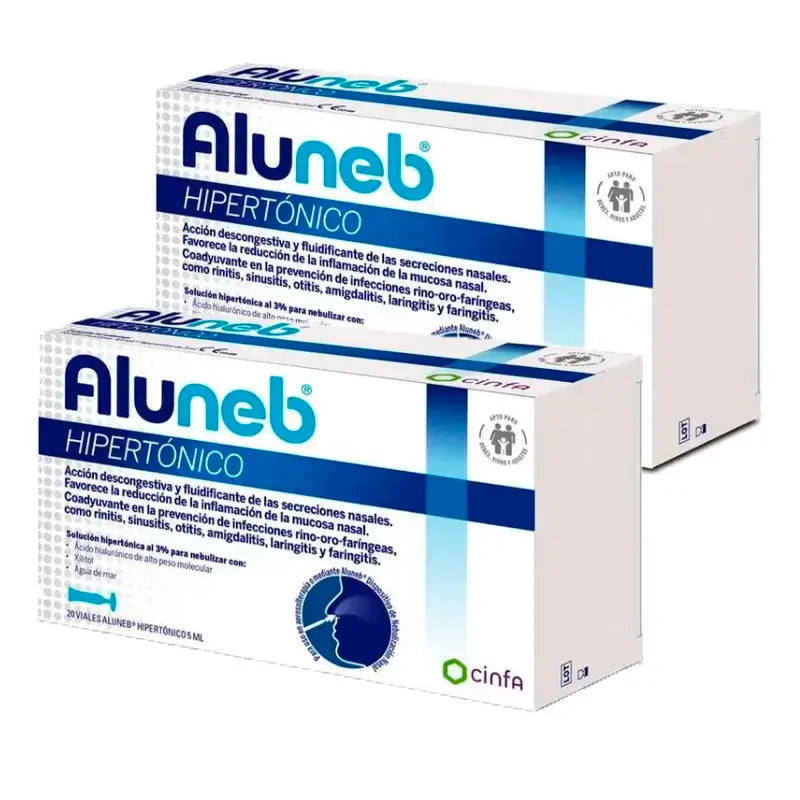 Aluneb Hipertónico 20 Viales 5 Ml