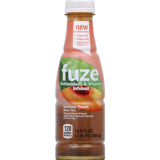 Fuze Peach Tea Bottle, 16.9 Fl Oz