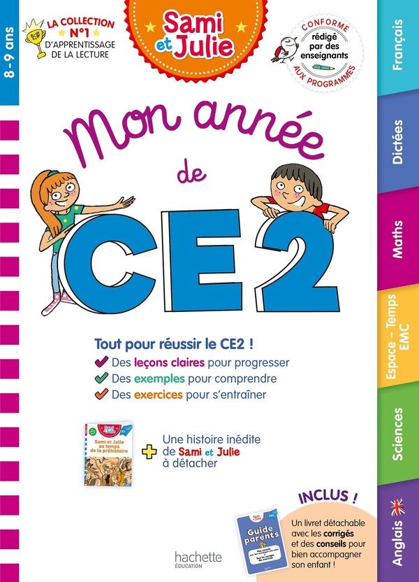 Photo of Hachette Mon Année De Ce2 Avec Sami Et Julie (toutes Les Matières)