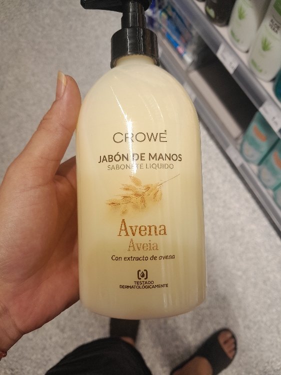 JABON MANOS CROWE AVENA DOSIF.500 ML