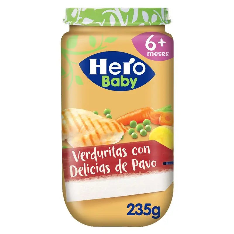 TARRITO HERO VERDURA CON PAVO 235 G